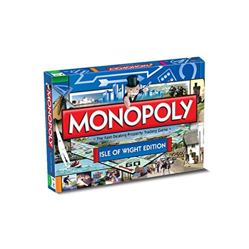 Winning Moves Isle of Wight Monopoly-Brettspiel, Advance to Port St Mary, Tynwald Hill oder TT Grandstand und tausche deinen Weg zum Erfolg, 2–6 Spieler sind ein tolles Geschenk für Kinder ab 8 Jahren von Hasbro