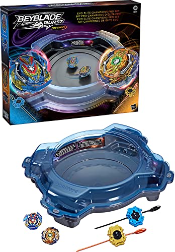 Beyblade Burst Pro Series Evo Elite Champions Pro Set - Battle Game Set with Beystadium, 2 Spins and 2 Launchers von Hasbro