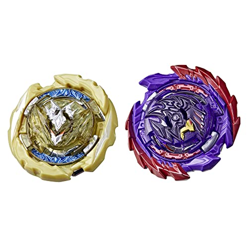 Beyblade Burst QuadDrive Berserk Balderov B7 und Cyclone Belfyre B7 Doppelpack − Battle Kreisel Multi Einheitsgröße von Hasbro