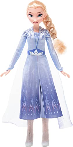 Hasbro Eiskönigin Singende ELSA Puppe mit Musik in blauem Kleid zu Disneys Die Eiskönigin 2, Spielzeug für Kinder ab 3 Jahren, 57237821, Mehrfarben von Frozen