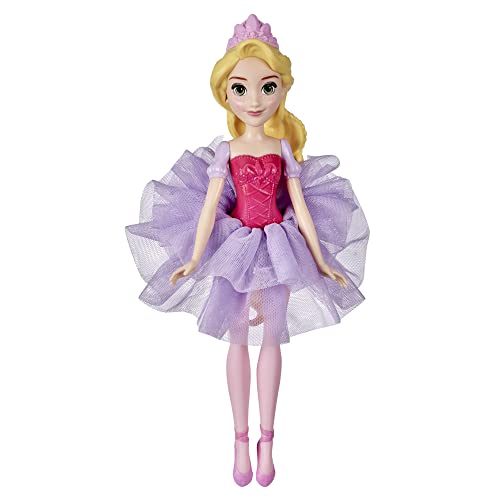 Disney Prinzessin Wasserballett Rapunzel Puppe, Farbwechselndes Outfit in warmem Wasser, für Mädchen ab 3 Jahren, Disneys Rapunzel - Neu Verföhnt von Hasbro