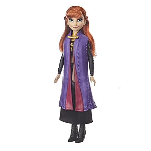 Disneys Die Eiskönigin 2 Anna Modepuppe mit Langen roten Haaren, Rock, Schuhen, Spielzeug inspiriert durch Die Eiskönigin 2 von Disney Frozen