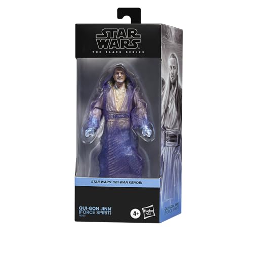 HASBRO Figur Star Wars Obi WAN Knobi Qui Gon Espitiru Serie Black - Figur Obi WAN Knobi - Star Wars Kollektion, offizielles Lizenzprodukt von Star Wars