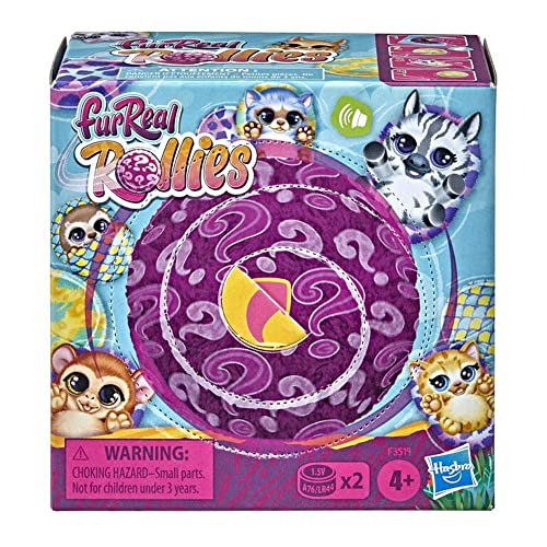 furReal Rollies Plüschspielzeug, Überraschungstierchen, Geräusche, Überraschungsaccessoire, 9 Sammeltierchen, ab 4 Jahren von FurReal