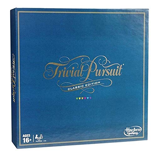 Hasbro Gaming, Trivial Pursuit (Spiel), ab 16 Jahren, 2 - 4 Spieler, C1940103 Single blau (Italienische Version) von Hasbro Gaming