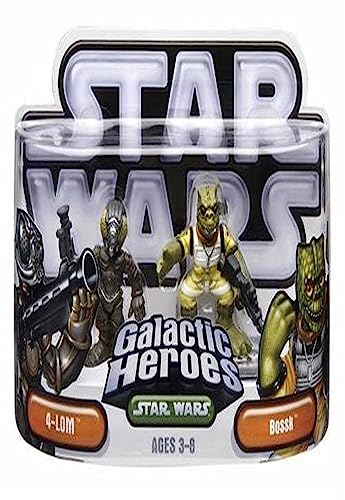 Hasbro - 85419 - Star Wars Galactic Heroes Mini-Figuren 2er Pack - 4-LOM und Bossk von Hasbro