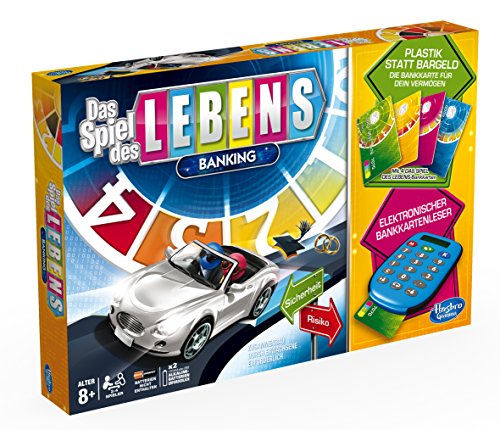 Hasbro A6769100 - Spiel des Lebens Banking, Familien-Brettspiel, deutsche Version von Hasbro