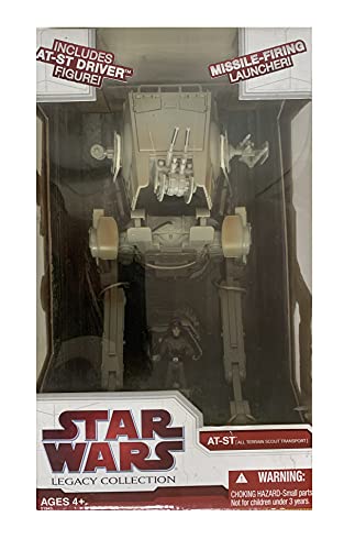 Hasbro AT-ST Walker (All Terrain Scout Transport) + AT-ST Driver "ROTJ" Star Wars The Legacy Collection von Hasbro