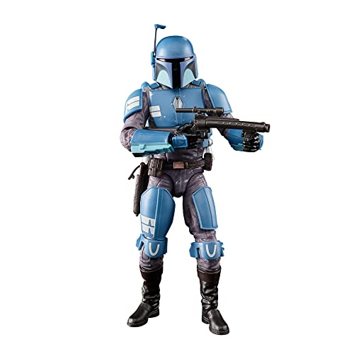 Star Wars Hasbro The Black Series 15 cm große The Mandalorian Death Watch Mandalorian Figur, Kids ab 4 Jahren, Multi (F4350) von Star Wars