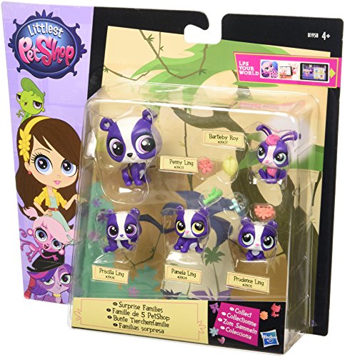 Hasbro B1902EU4 - Littlest Pet Shop Bunte Tierchenfamilie, Sortiert von Hasbro