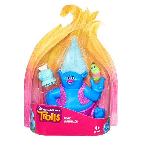 Hasbro B8046EL2 Trollstadt - Sammletroll Biggie, 10 cm große Figur für Kinder ab 4 Jahren von Hasbro Trolls