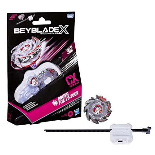 Hasbro Beyblade Brush Fox J 9-70GR CX Starter Pack Kreisel und Starter Hasbro Beyblade Brush Fox J 9-70GR CX Starter Pack Kreisel und Starter von Hasbro
