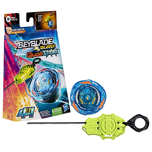 Hasbro Beyblade Burst QuadStrike Whirl Knight K8 Kreisel Starter Pack, Battle Kreisel Spielzeugset mit Starter, Mittel von Hasbro