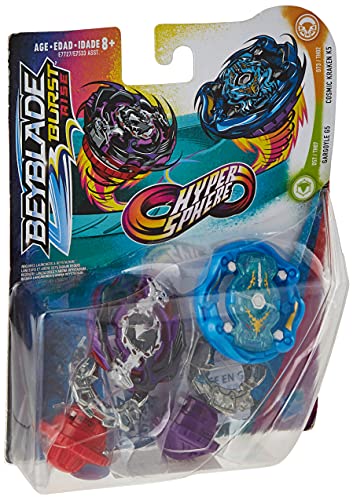 Hasbro Beyblade Burst Rise Hypersphere Dual Pack Cosmic Kraken K5 and Gargoyle G5 von Hasbro