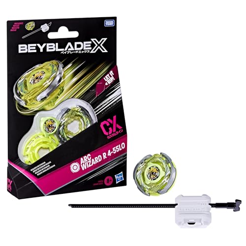 Hasbro Beyblade X Arc Wizard R 4-55LO CX Starter Pack Kreisel und Starter Hasbro Beyblade X Arc Wizard R 4-55LO CX Starter Pack Kreisel und Starter von Hasbro