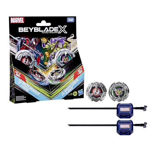 Hasbro Beyblade X und Marvel Collab Miles Morales 1-60GN vs. Green Goblin 9-80HT Hasbro Beyblade X und Marvel Collab Miles Morales 1-60GN vs. Green Goblin 9-80HT von Hasbro