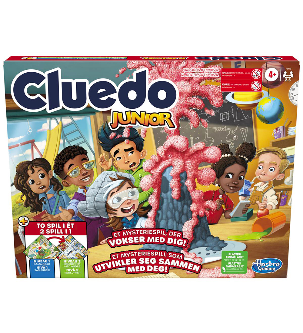 Hasbro Brettspiel - Cluedo Junior - 2-I-1 - Hasbro - One Size - Brettspiele Hasbro Brettspiel - Cluedo Junior - 2-I-1 - Hasbro - One Size - Brettspiele von Hasbro