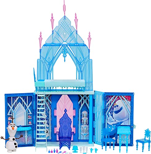 Disney Frozen 2 Elsa's Fold and Go Ice Palace, Castle Playset, Toy for Children Aged 3 and Up von Disney