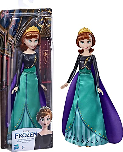 Hasbro Disney Frozen 2 Queen Anna Shimmer Fashion Doll, Toy for Children 3 Years Old and Up, Multicolor, One Size, (F3524) von Disney