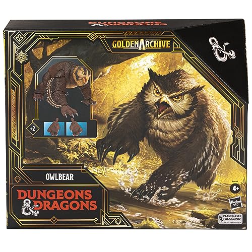 Hasbro Dungeons & Dragons Golden Archive Figur Owlbear, 21 cm von Hasbro