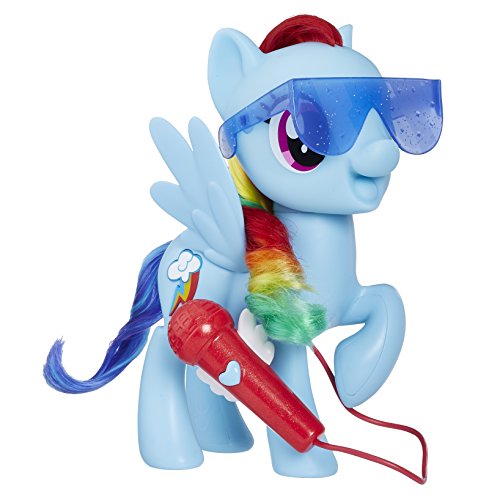 Hasbro E1975100 - Großartig singende Rainbow Dash Puppe, mit Sprach- und Soundfunktion von My Little Pony