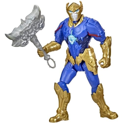 Marvel Hasbro Avengers Mech Strike Monster Hunters Thor, 15 cm große Action-Figur, Spielzeug für Kinder ab 4 Jahren, Multi, Einheitsgröße, F4425 von Marvel