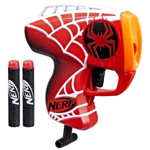 Hasbro F5668EU4 - Nerf Spider-Man 2099, MicroShots Blaster mit 2 Elite Darts von Hasbro