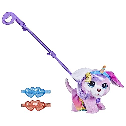 FurReal Hasbro Glamalots interaktives Spielzeugtier, niedliches Hündchen mit 7 Accessoires, ab 4 Jahren, F15445L0 von FurReal