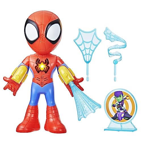 Marvel Spidey and His Amazing Friends Elektronischer Anzug Spidey Figur 25 cm Vorschule Spielzeug für Kinder ab 3 Jahren von Marvel