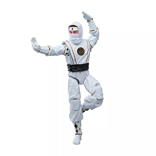 Hasbro - Figur Power Ranger Mighty Morphin Ranger Collection Weisse Beleuchtung von Hasbro