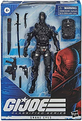 Hasbro G.I. Joe Classified Series 15,2 cm Snake Eyes Actionfigur von Hasbro