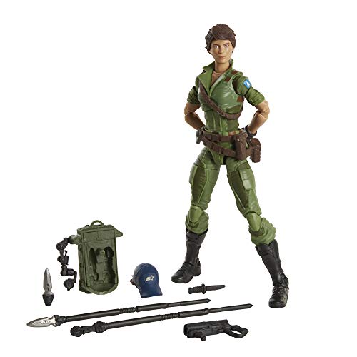 G.I. Joe Hasbro Classified Series Lady Jaye Action Figure 25 Collectible Premium Toy with Multiple Accessories 6-Inch Scale with Custom Package Art CS FIGURE ROCKET Cranberry von G.I. Joe