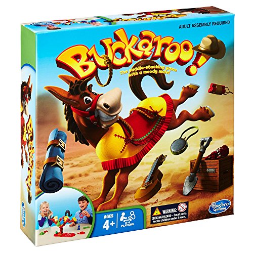 Hasbro Buckaroo 48380 Spiele Buckaroo - Saddle Stacking Game - Klassisches Familien-Geschicklichkeitsspiel von Hasbro