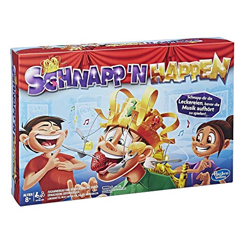 Hasbro Gaming E2420100 - Schnapp n Happen Familienspiel von Hasbro Gaming