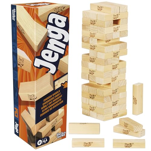 Offizielles Hasbro Jenga Spiel mit digitalem Würfel von Hasbro Gaming