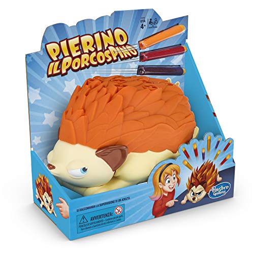 Hasbro Gaming Pierino das Porcospin-Spiel in Box mit Hardi, Mehrfarbig, E5702 von Hasbro Gaming