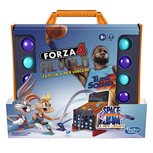 Hasbro Gaming Stärke 4: Space Jam A New Legacy Edition, Zwei oder mehr Spieler, Spiel für Kinder ab 8 Jahren, F2687103 von Hasbro Gaming