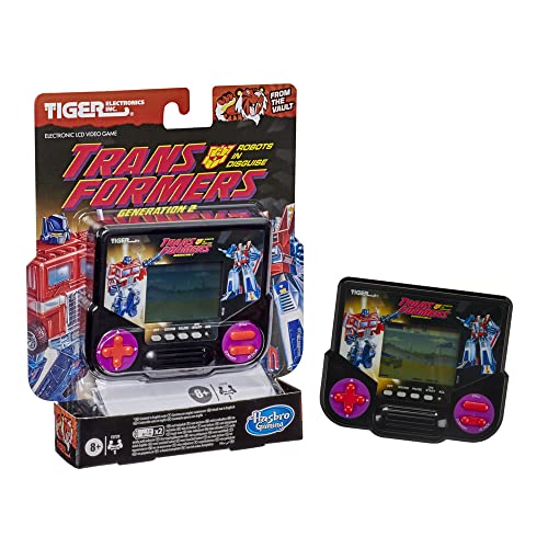 Hasbro Gaming Tiger Electronics Transformers Roboter in Disguise Generation 2 Elektronisches LCD-Videospiel Retro-inspiriertes 1-Spieler-Handheld-Spiel ab 8 Jahren von Hasbro