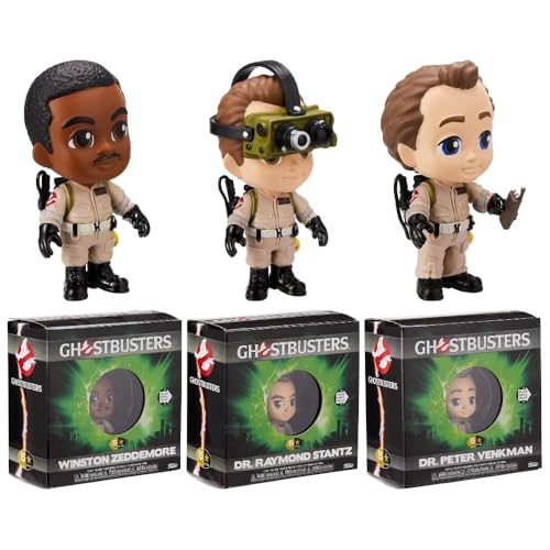 Hasbro Ghostbusters Sammelfiguren aus Vinyl, offizielles Lizenzprodukt – Dr. Raymond Stantz, Winston Zeddemore und Dr. Peter Venkman – 3er-Pack von Hasbro