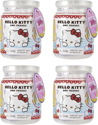 Hasbro Hello Kitty Sanrio Double Dippers Sammelspielzeug Minifiguren Überraschung Blind Box - (4 Stück) von Hasbro