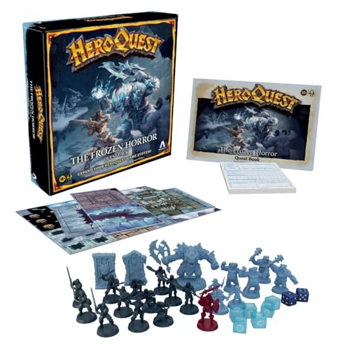 Hasbro HeroQuest: The Frozen Horror Quest Pack Expansion Board Game (English Language) (F5815), Mehrfarbig von Hasbro Gaming