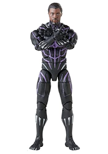 Hasbro Marvel Legends Series Black Panther Legacy Collection Black Panther, 15 cm große Action-Figur zum Sammeln mit 3 Accessoires von Marvel