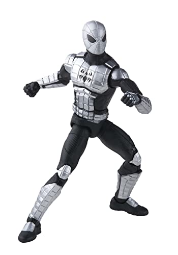 Spider-Man Marvel Legends Series 15 cm große Armor Mk I Action-Figur, enthält 4 Accessories: 2 austauschbare Hände und 2 Web-Effekte von Marvel