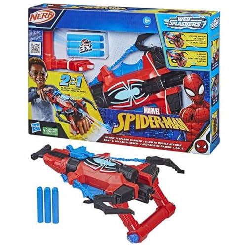 Marvel Spider-Man Dart & Splash Blaster, Superhelden-Spielzeug ab 5 Jahren, Nerf Spider-Man Blaster, spritzt Wasser von Star Wars