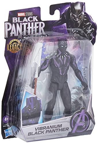 Marvel Hasbro Black Panther, Studios Legacy Collection, Actionfigur von Black Panther Vibranium im Maßstab 15 cm, ab 4 Jahren, Multi Color, E1360 von Marvel