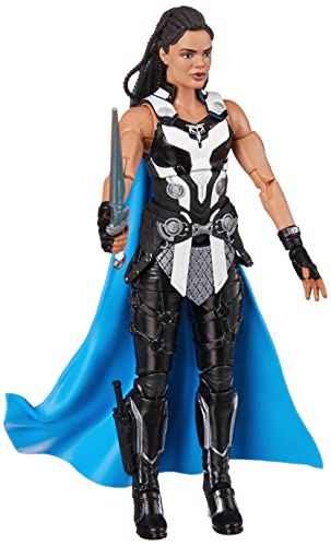 Marvel Hasbro Legends Thor: Love and Thunder 15 cm große King Valkyrie Action-Figur, 1 Accessoire, 2 Build-A-Figure Elemente, Multi (F1407) von Marvel