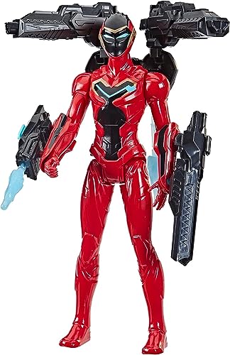 Marvel Hasbro Studios Black Panther: Wakanda Forever Titan Hero Series Ironheart-Figur mit Zubehör, 30 cm, F3347 von Marvel