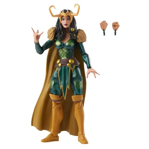 Marvel Legends Series Loki, Agent von Asgard, Retroverpackung, 15 cm große Action-Figur, 2 Accessoires von Marvel