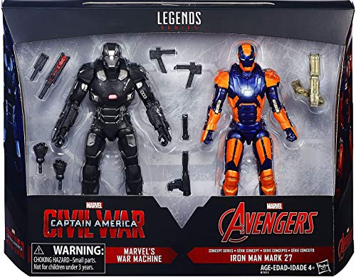 Hasbro Marvel Legends Captain America Civil WAR 6" Iron Man Mark 27 & WAR Machine Pack Figure von Hasbro