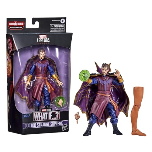 Hasbro Marvel Legends Series 15 cm große Doctor Strange Supreme Figur mit Premium-Design, 1 Accessoire und Build-A-Figure Teil, F0333, Multicolor von Marvel